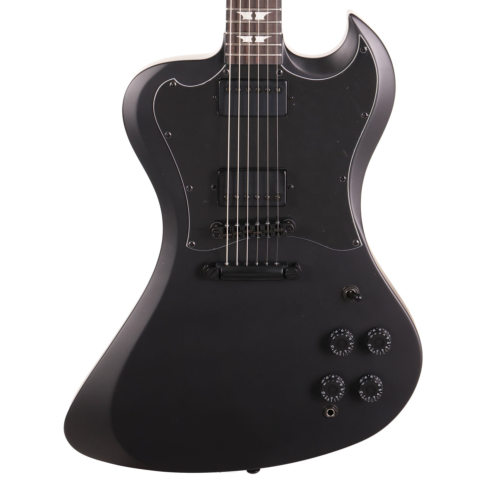本日気まぐれセット ブラックペトリファイドウッド × スモーキーアメジスト Woodrite Guitars Revelator Grimmburst | The Music Zoo