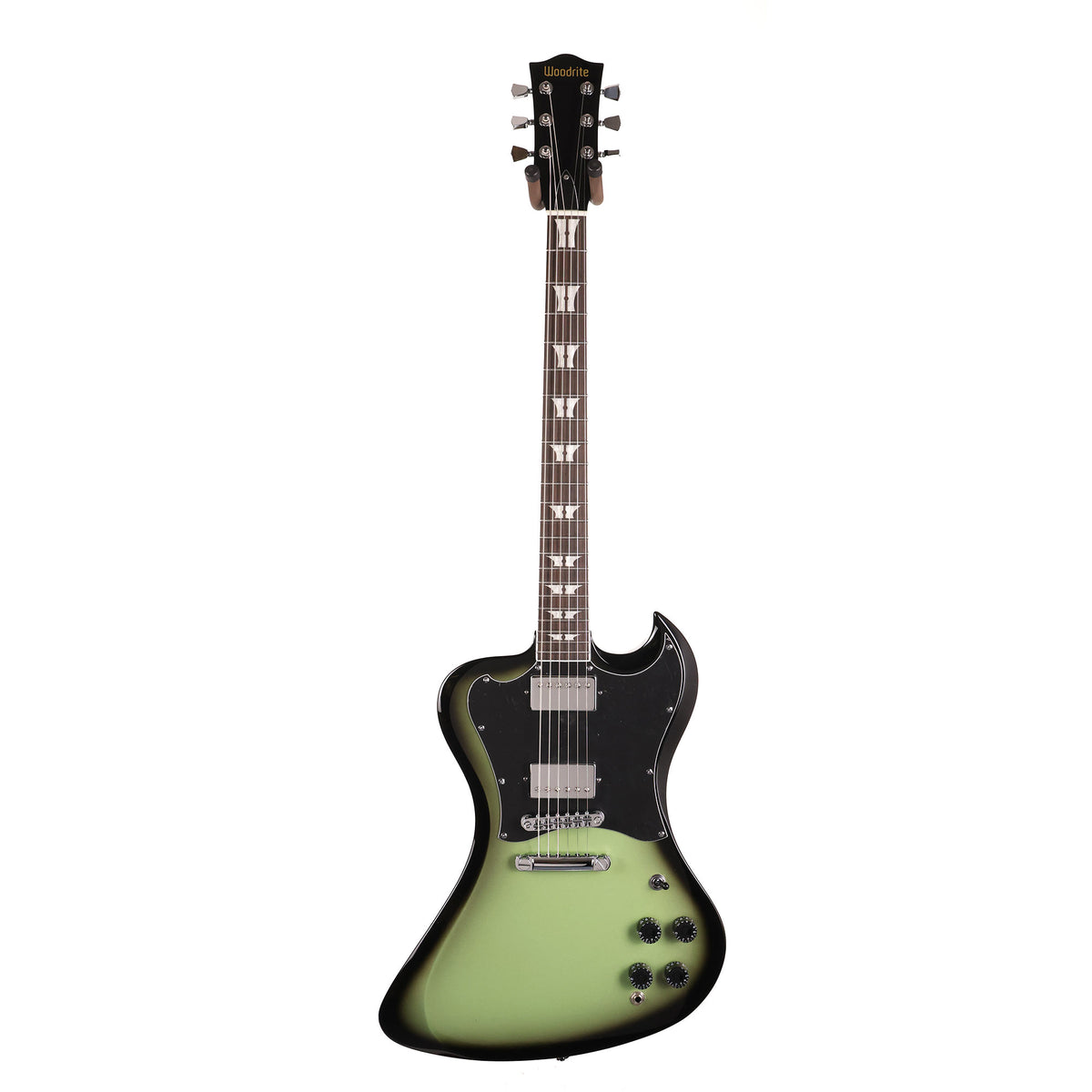 Woodrite Guitars Revelator Aged Silverburst — 3