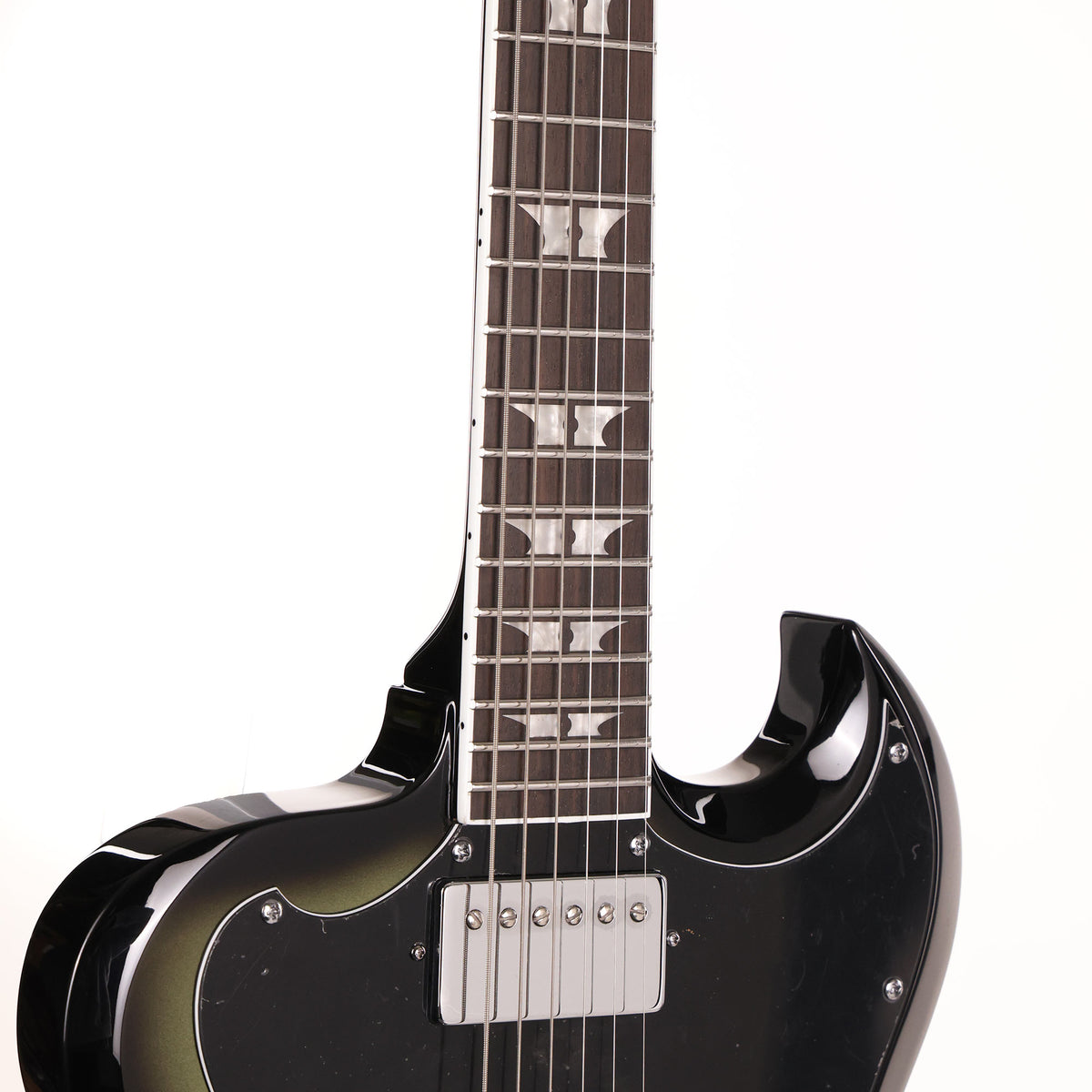 Woodrite Guitars Revelator Aged Silverburst — 7