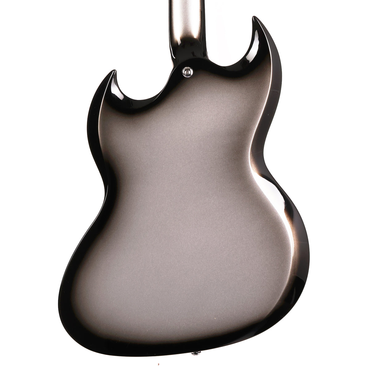 Woodrite Guitars Switchblade HT Guitar Aged Silverburst — 6