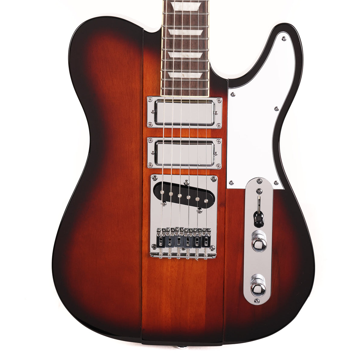Woodrite Guitars Firecaster Tobacco Sunburst — 2