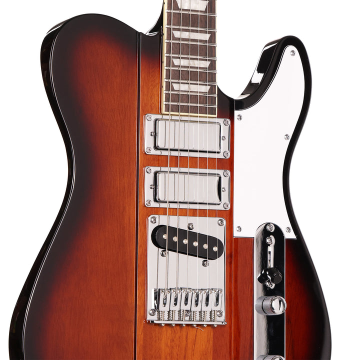 Woodrite Guitars Firecaster Tobacco Sunburst