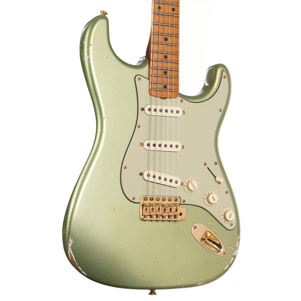 Fender Custom Shop 1962 Poblano Stratocaster Masterbuilt David Brown Aged Sage Green Metallic