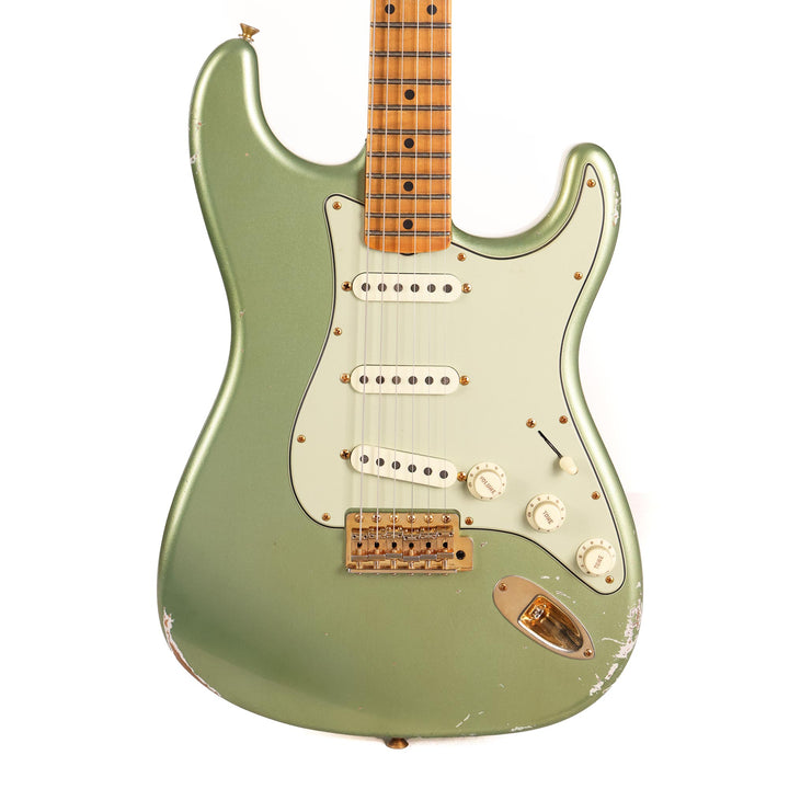 Fender Custom Shop 1962 Poblano Stratocaster Masterbuilt David Brown Aged Sage Green Metallic