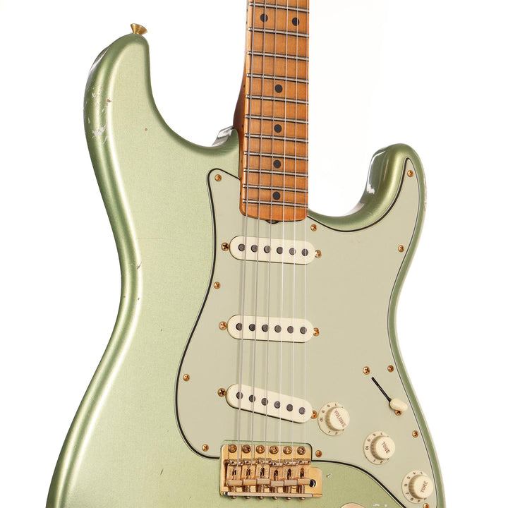 Fender Custom Shop 1962 Poblano Stratocaster Masterbuilt David Brown Aged Sage Green Metallic