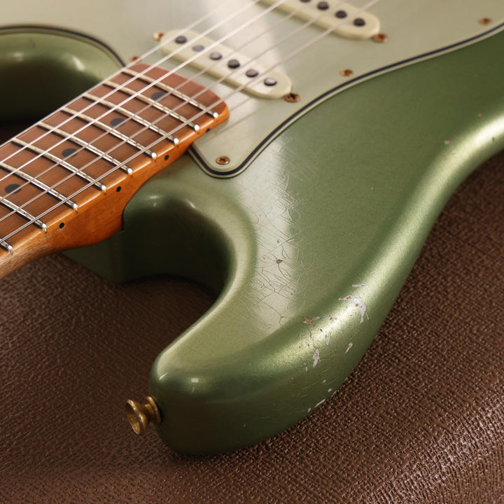 Fender Custom Shop 1962 Poblano Stratocaster Masterbuilt David Brown Aged Sage Green Metallic