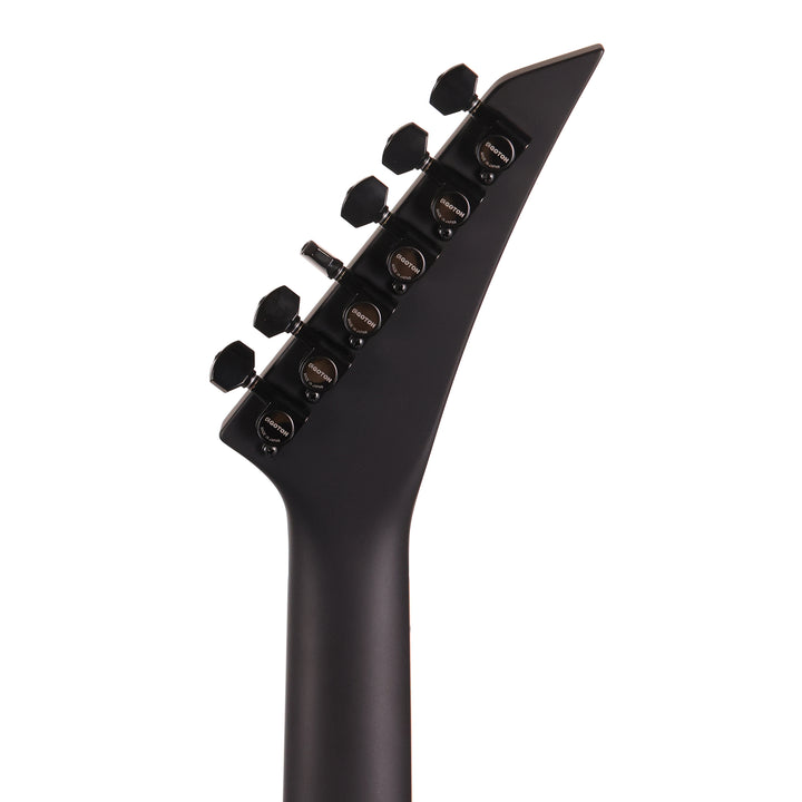 Jackson Custom Shop Soloist Satin Black and Reverse Headstock