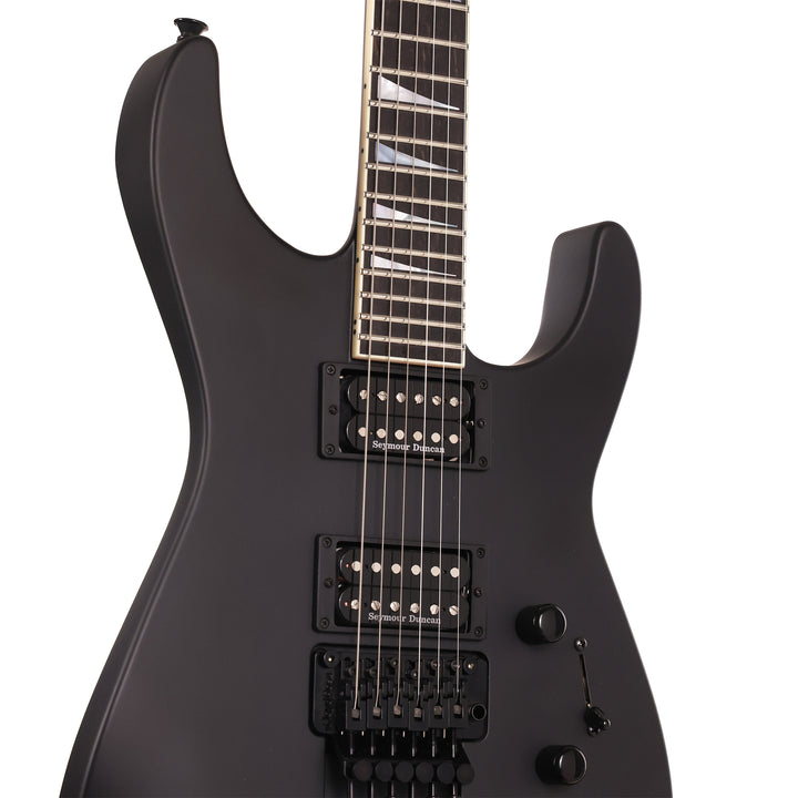 Jackson Custom Shop Soloist Satin Black and Reverse Headstock