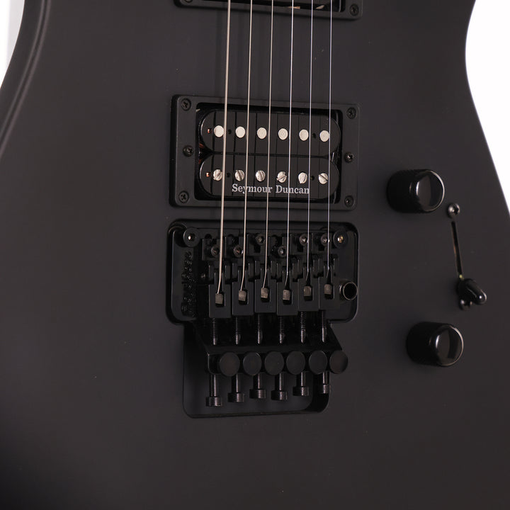 Jackson Custom Shop Soloist Satin Black and Reverse Headstock