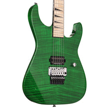 Jackson Custom Shop Soloist SL1H Flame Top Trans Green
