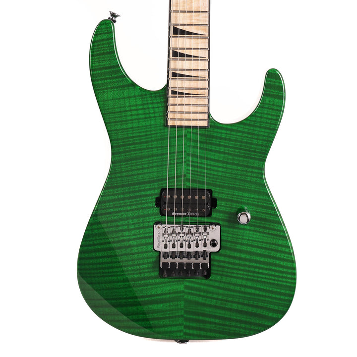 Jackson Custom Shop Soloist SL1H Flame Top Trans Green