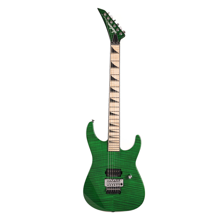 Jackson Custom Shop Soloist SL1H Flame Top Trans Green