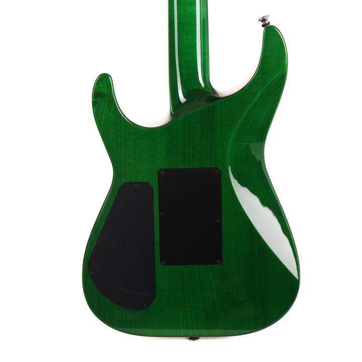 Jackson Custom Shop Soloist SL1H Flame Top Trans Green