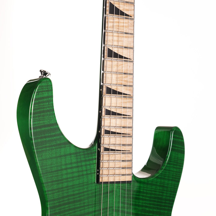 Jackson Custom Shop Soloist SL1H Flame Top Trans Green