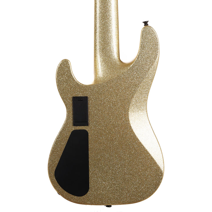 Jackson Custom Shop Bass V Gold Sparkle Masterbuilt Pat Campolattano