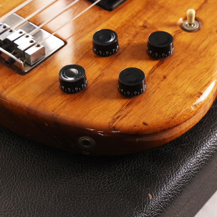 1976 Travis Bean TB2000 Fretless Bass Koa Natural