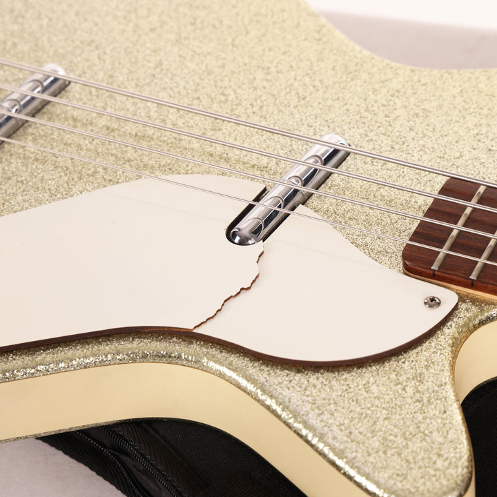 Danelectro DC Bass Silver Sparkle Used