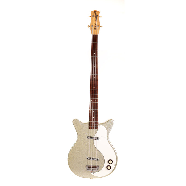 Danelectro DC Bass Silver Sparkle Used
