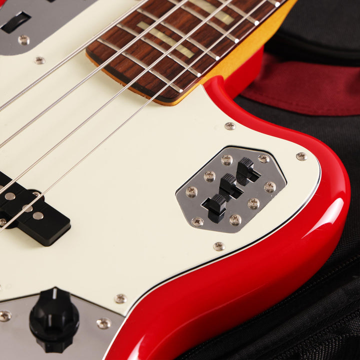Fender MIJ Jaguar Hot Rod Red w/ Matching Headstock