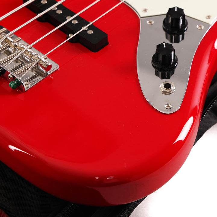 Fender MIJ Jaguar Hot Rod Red w/ Matching Headstock