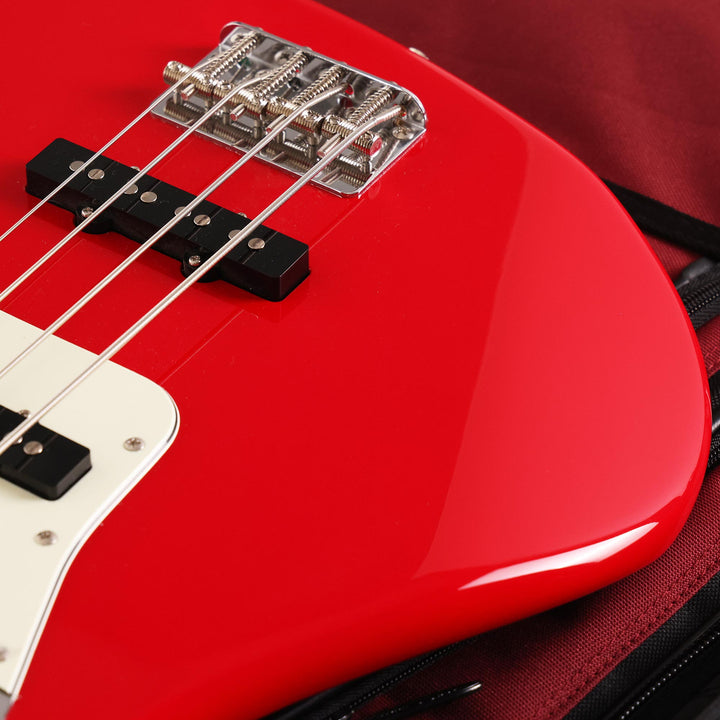 Fender MIJ Jaguar Hot Rod Red w/ Matching Headstock