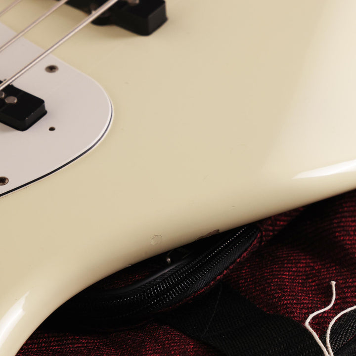 1986 Fender MIJ Jazz Bass Olympic White