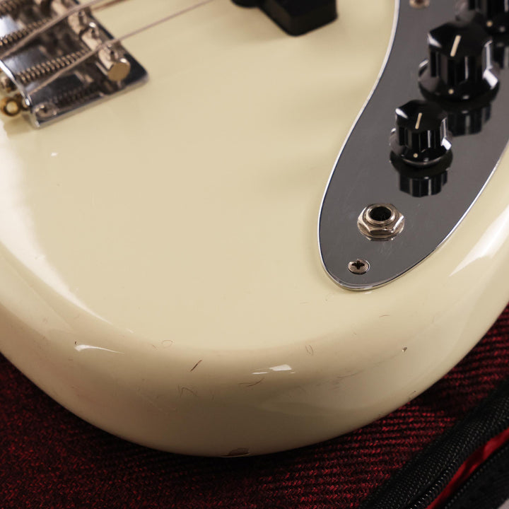 1986 Fender MIJ Jazz Bass Olympic White