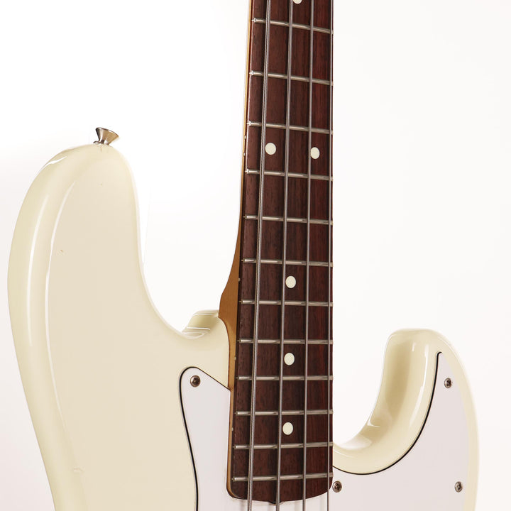 1986 Fender MIJ Jazz Bass Olympic White