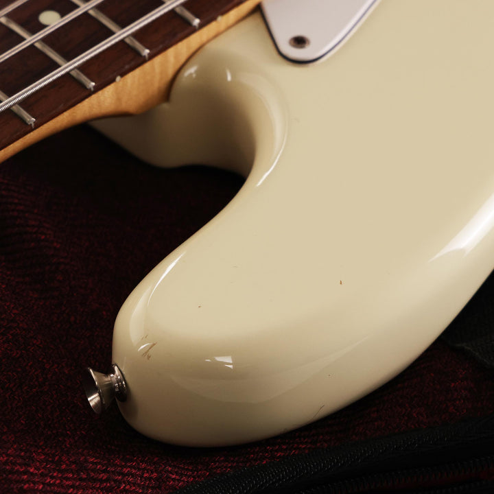 1986 Fender MIJ Jazz Bass Olympic White