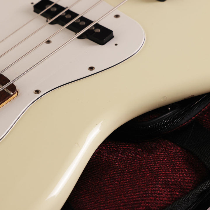 1986 Fender MIJ Jazz Bass Olympic White