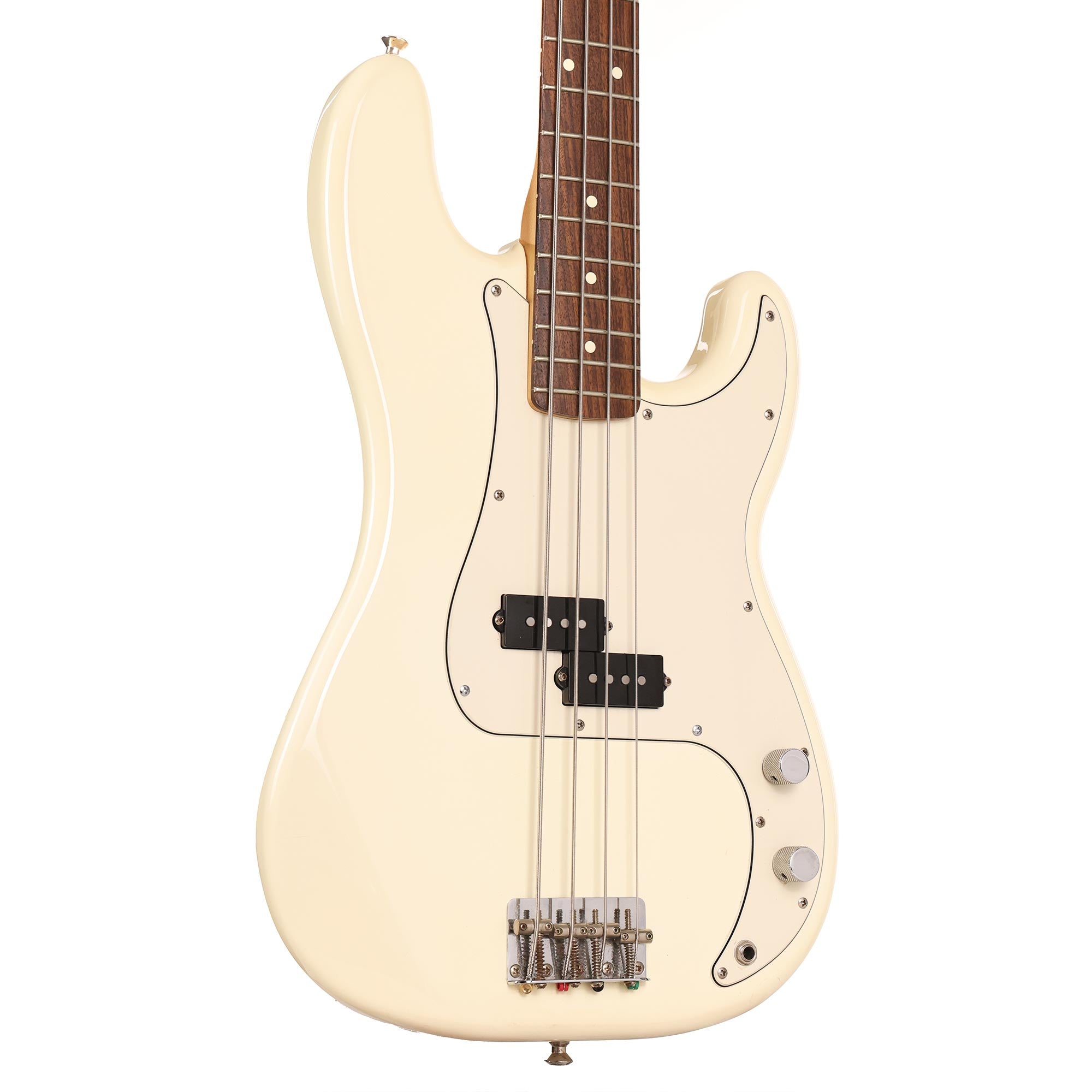 Fender Standard Precision Bass Olympic White 2007 | The Music Zoo