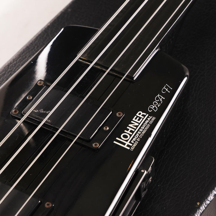 Hohner B2AFL Fretless Bass Black
