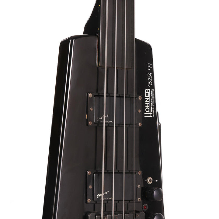 Hohner B2AFL Fretless Bass Black