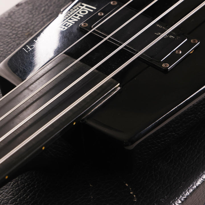 Hohner B2AFL Fretless Bass Black
