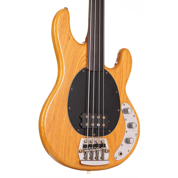 1980 Music Man StingRay Fretless Bass Natural