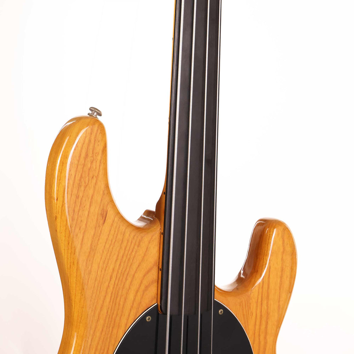 1980 Music Man StingRay Fretless Bass Natural — 7