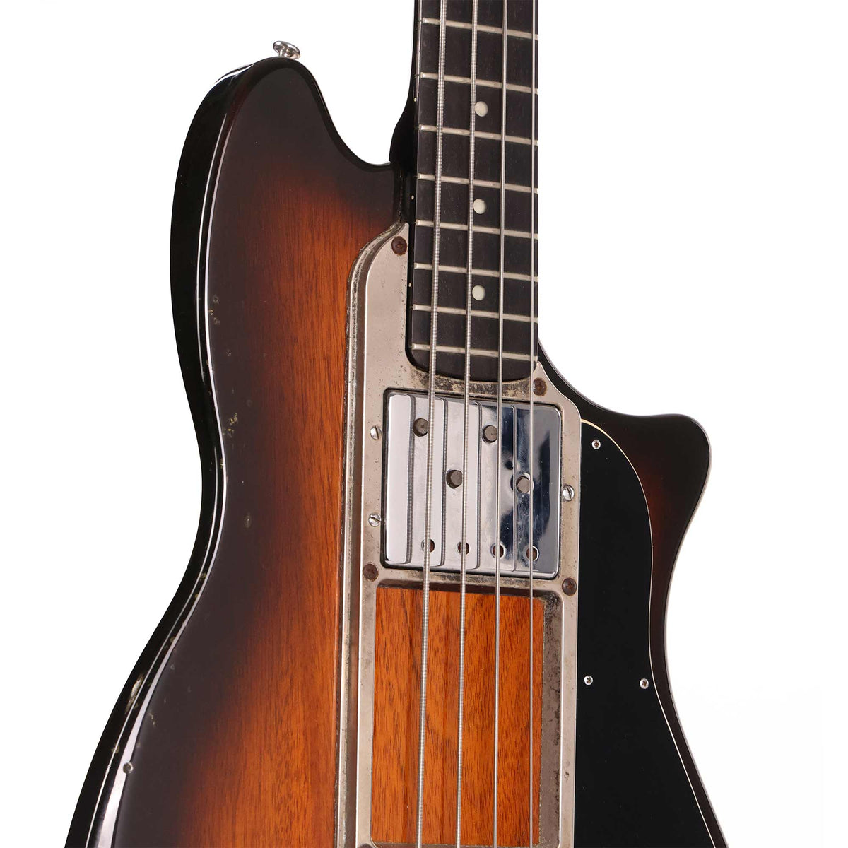 1970s Ovation Magnum I Bass Sunburst — 5