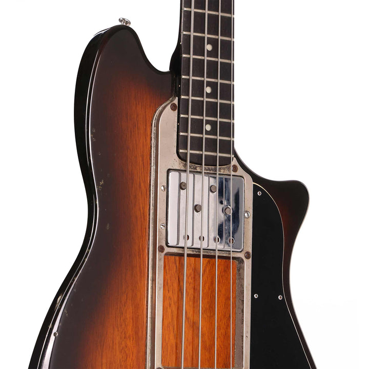 1970s Ovation Magnum I Bass Sunburst