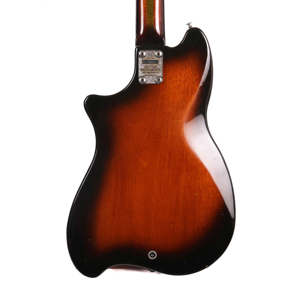 1970s Ovation Magnum I Bass Sunburst — 6