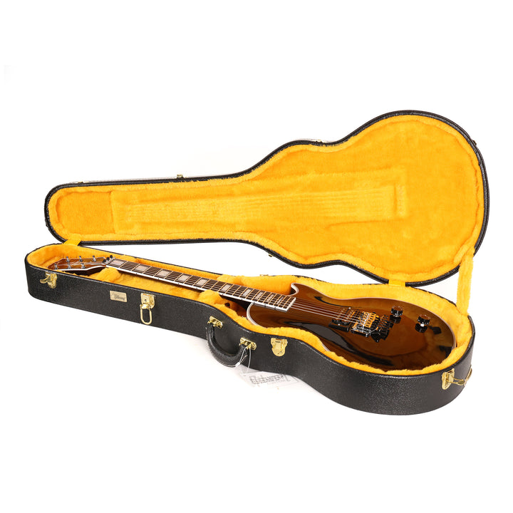 Gibson Custom Shop Les Paul Axcess Custom Made 2 Measure Trans Black Torrified Maple Top