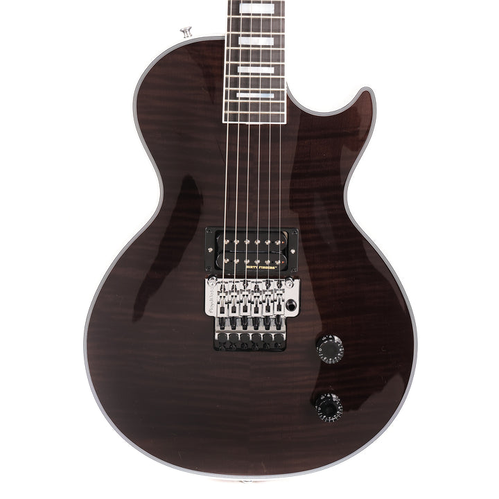 Gibson Custom Shop Les Paul Axcess Custom Made 2 Measure Trans Black Torrified Maple Top