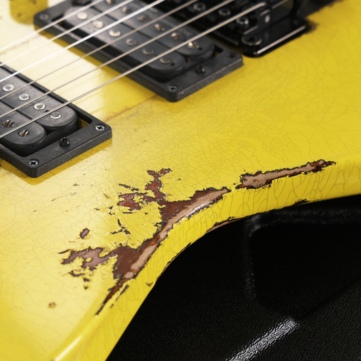 Jackson Custom Shop Special Edition Soloist Taxi Cab Yellow over 3-Tone Sunburst