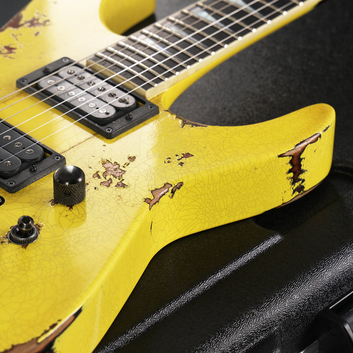 Jackson Custom Shop Special Edition Soloist Taxi Cab Yellow over 3-Tone Sunburst