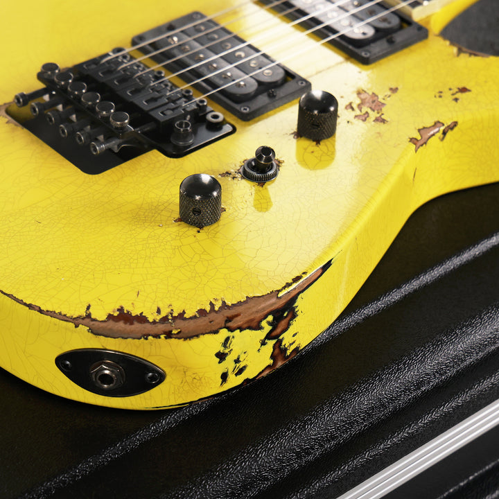 Jackson Custom Shop Special Edition Soloist Taxi Cab Yellow over 3-Tone Sunburst