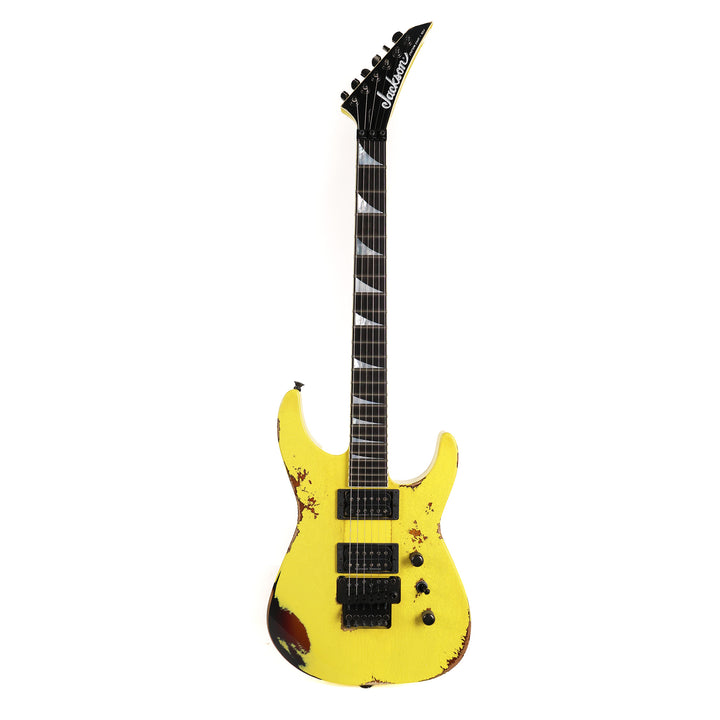 Jackson Custom Shop Special Edition Soloist Taxi Cab Yellow over 3-Tone Sunburst
