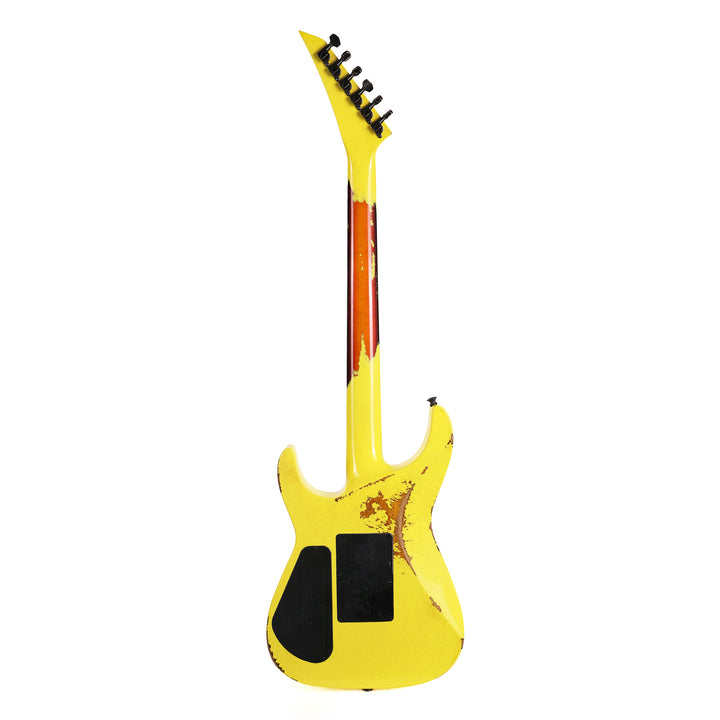 Jackson Custom Shop Special Edition Soloist Taxi Cab Yellow over 3-Tone Sunburst