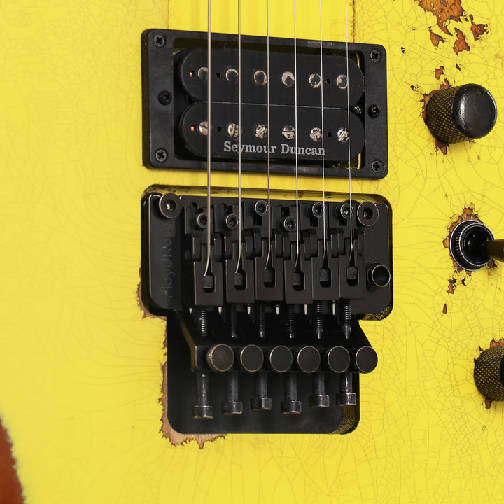 Jackson Custom Shop Special Edition Soloist Taxi Cab Yellow over 3-Tone Sunburst