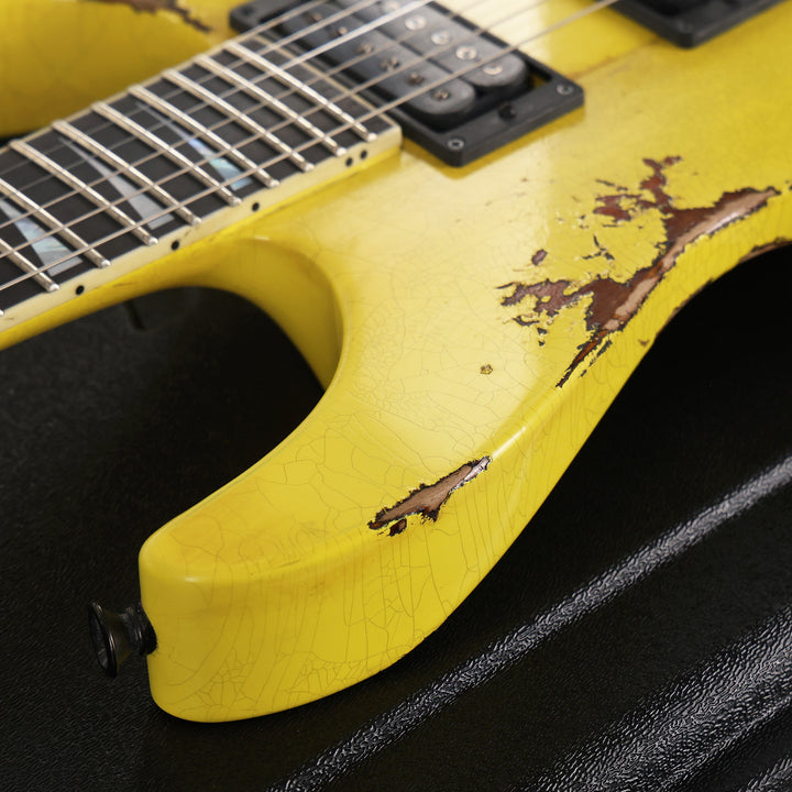 Jackson Custom Shop Special Edition Soloist Taxi Cab Yellow over 3-Tone Sunburst