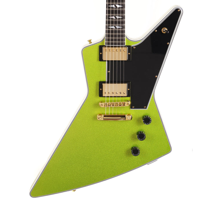 Gibson Custom Shop Explorer Custom Made 2 Measure Gecko Green Sparkle with Split Diamonds