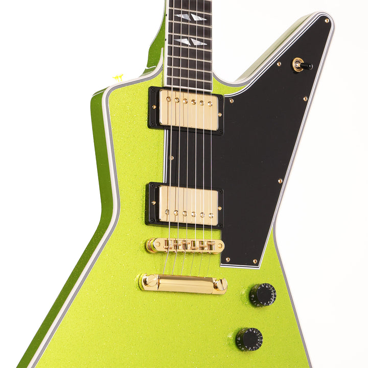 Gibson Custom Shop Explorer Custom Made 2 Measure Gecko Green Sparkle with Split Diamonds